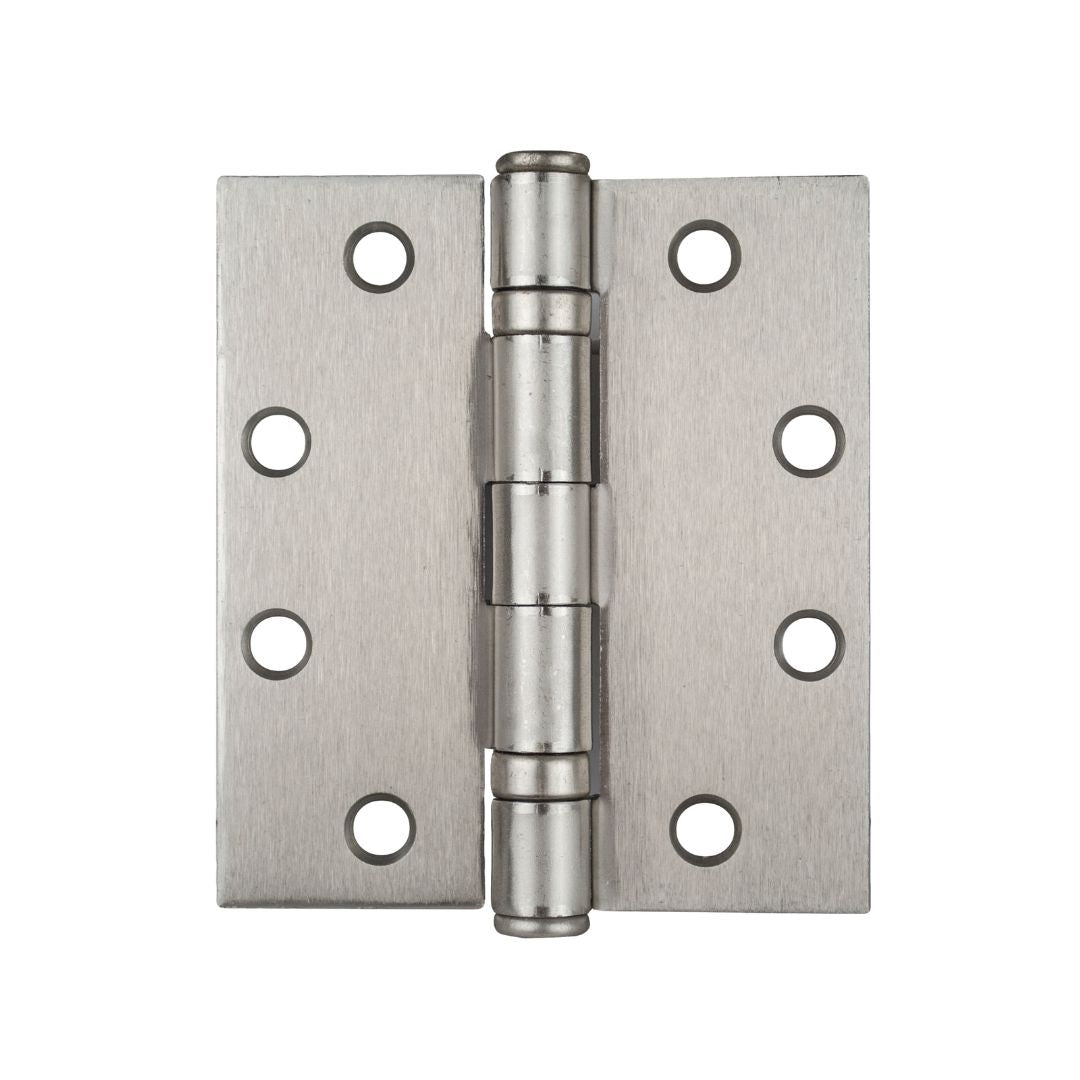 4.5 in x 4.5 in Bright Chrome Full Mortise Removable Pin Squared Hinge - Set of 3 -  Pro-Edge HD