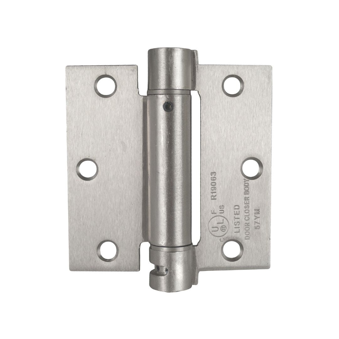 3.5 in x 3.5 in Full Mortise Spring With Non-Removable Pin Hinge -  Pro-Edge HD