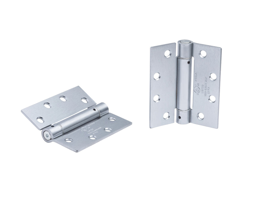 Premium 4.5x4&quot; Commercial Spring Hinge - Full Mortise Design (Twin Pack) -  Pro-Edge HD
