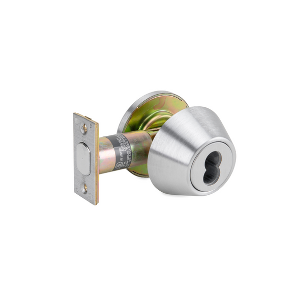700 Series: Premium Brushed Chrome Single Cylinder Deadbolt - Advanced Security with Contemporary Flair
