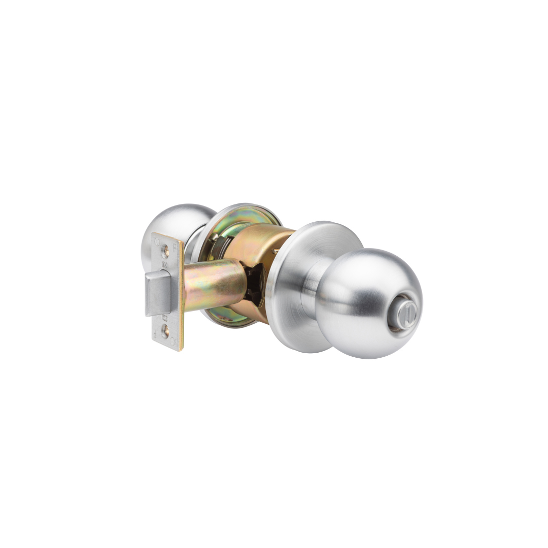 SVB Series Grade 2 Standard Duty Commercial Cylindrical Privacy Bed/Bath Door Knob -  Pro-Edge HD