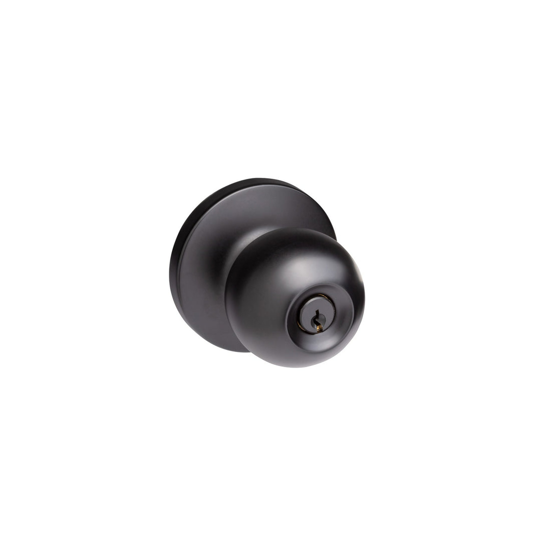 Oil Rubbed Bronze Commercial Storeroom Ball Knob Trim with Lock for Panic Exit Device -  Pro-Edge HD