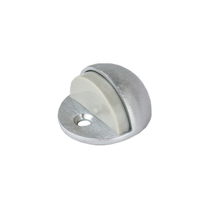 Brushed Chrome Low Dome Door Stop -  Pro-Edge HD