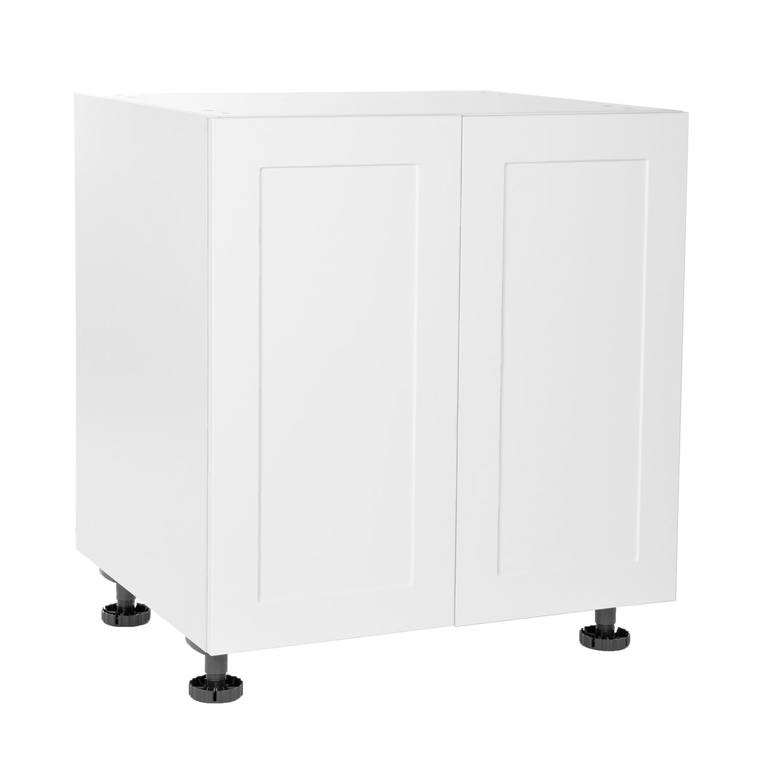 Quick Assemble Modern Style with Soft Close, White Shaker Base Kitchen Cabinet, 2 Door (30 in W x 24 in D x 34.50 in H) -  Pro-Edge HD