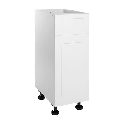 Quick Assemble Modern Style with Soft Close, White Shaker Base Kitchen Cabinet 1 Drawer (12 in W x 24 in D x 34.50 in H)