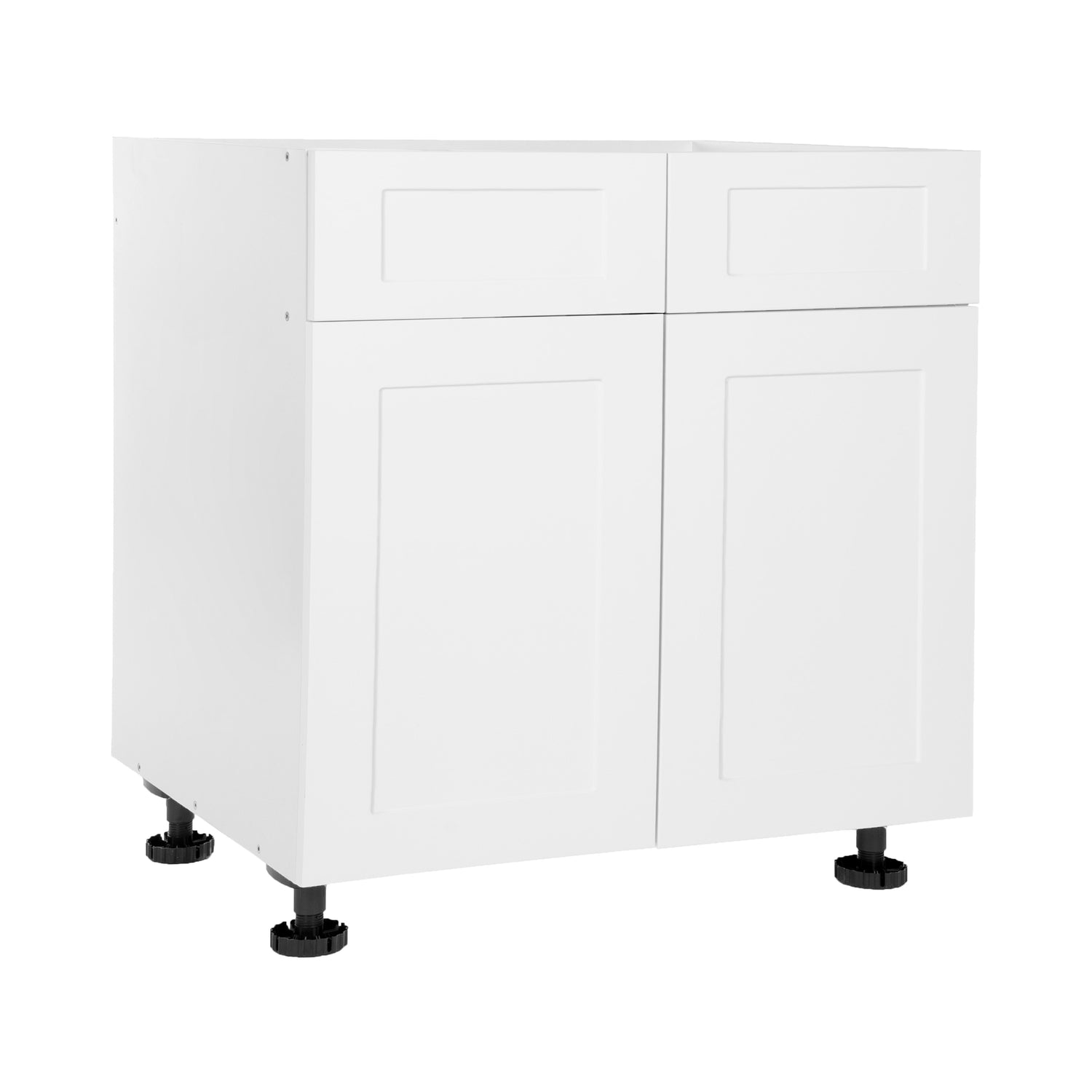 Quick Assemble Modern Style with Soft Close, 33 in White Shaker Base Kitchen Cabinet (33 in W x 24 in D x 34.50 in H) -  Pro-Edge HD