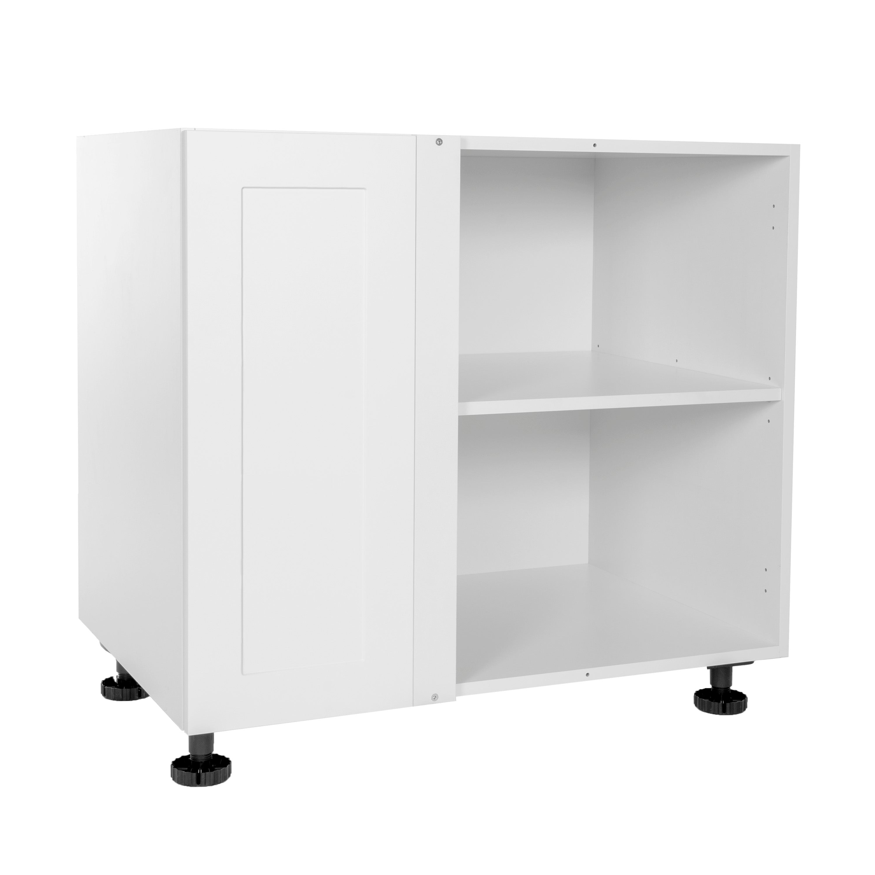 Quick Assemble Modern Style With Soft Close, Shaker 36 in Blind Corner Base Kitchen Cabinet (36 in W x 24 in D x 34.50 in H)