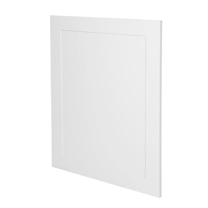 White Shaker Style Kitchen Cabinet End Panel (30 in W x 0.75 in D x 24 in H) -  Pro-Edge HD