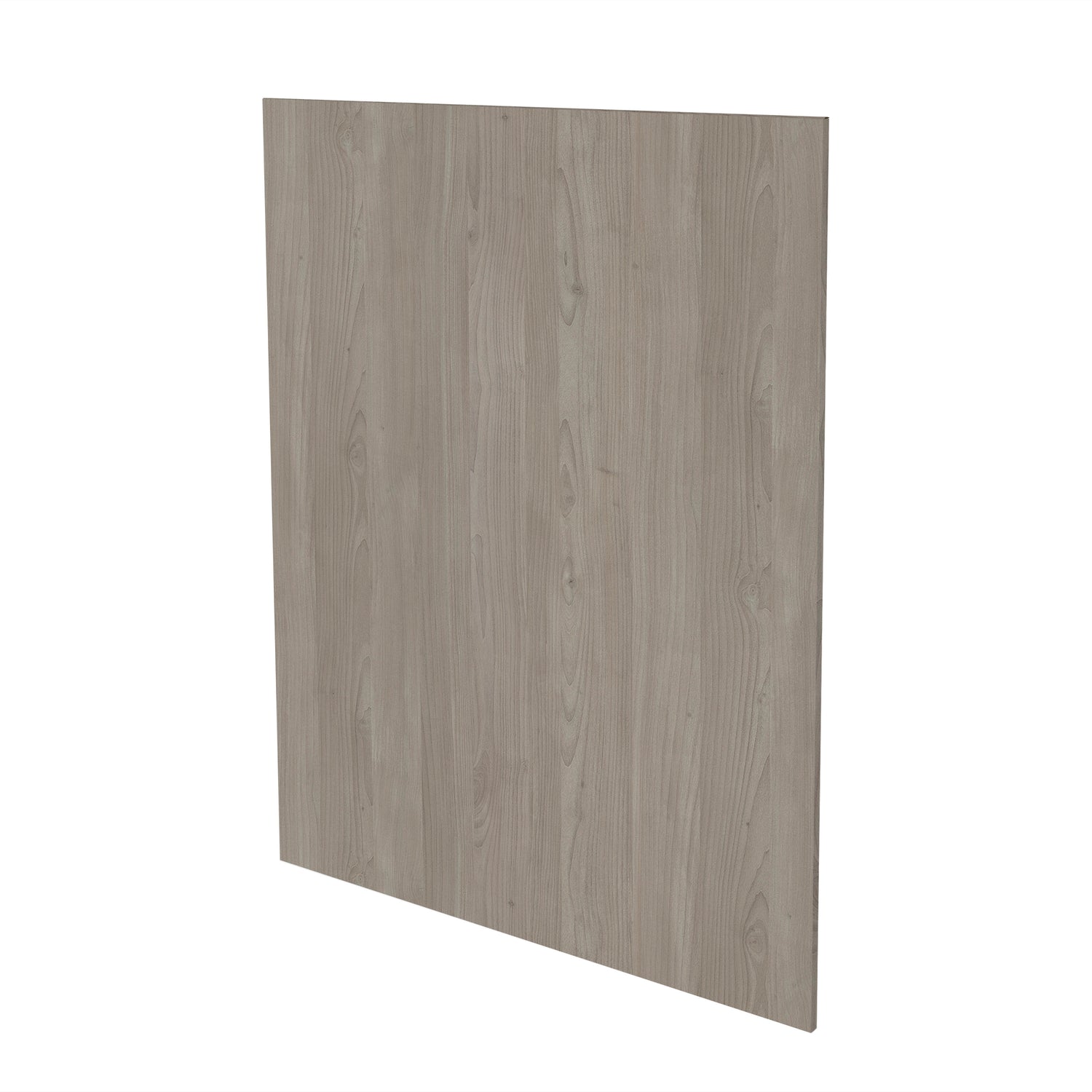 Grey Nordic Slab Style Kitchen Cabinet Island End Panel (36 in W x 0.75 in D x 48 in H)