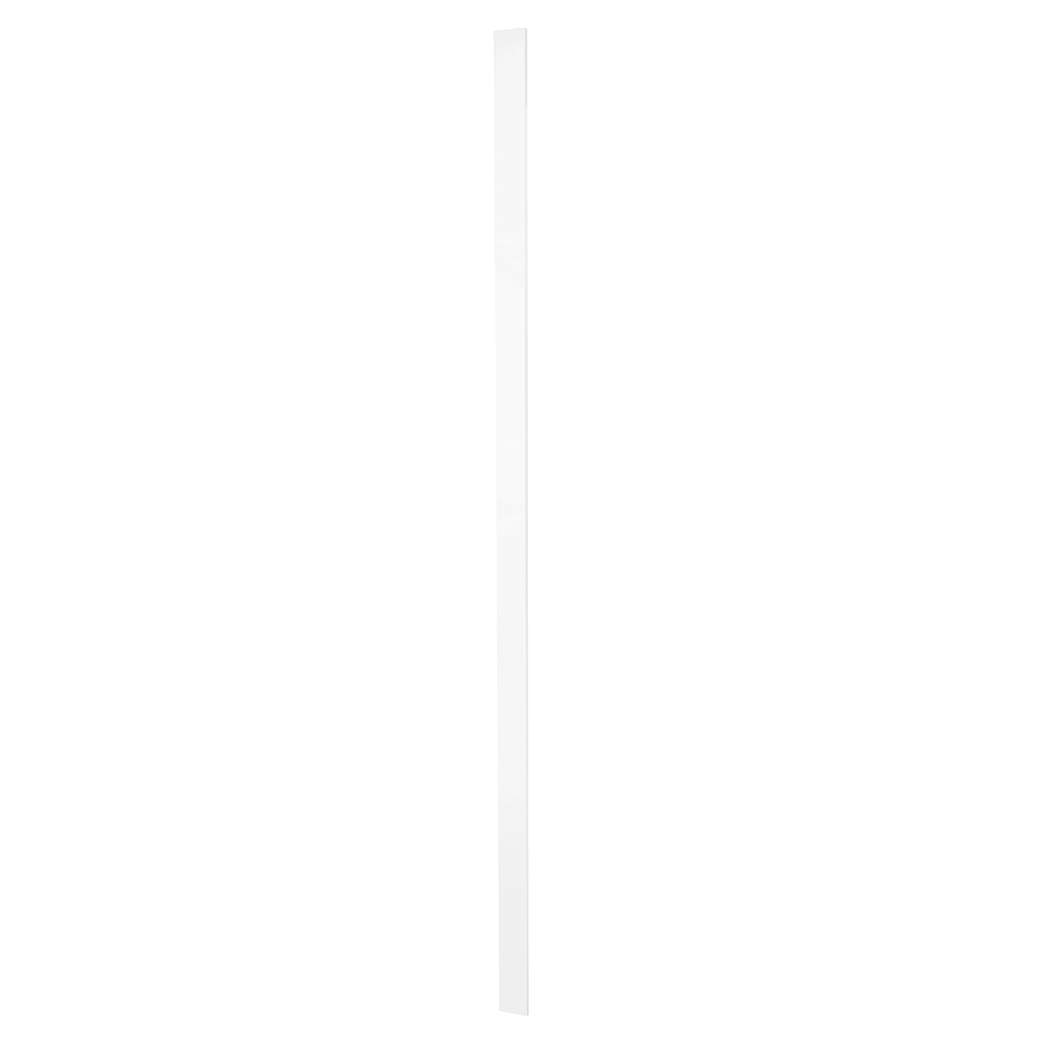White Shaker Style Kitchen Cabinet Filler (3 in W x 0.75 in D x 96 in H) -  Pro-Edge HD