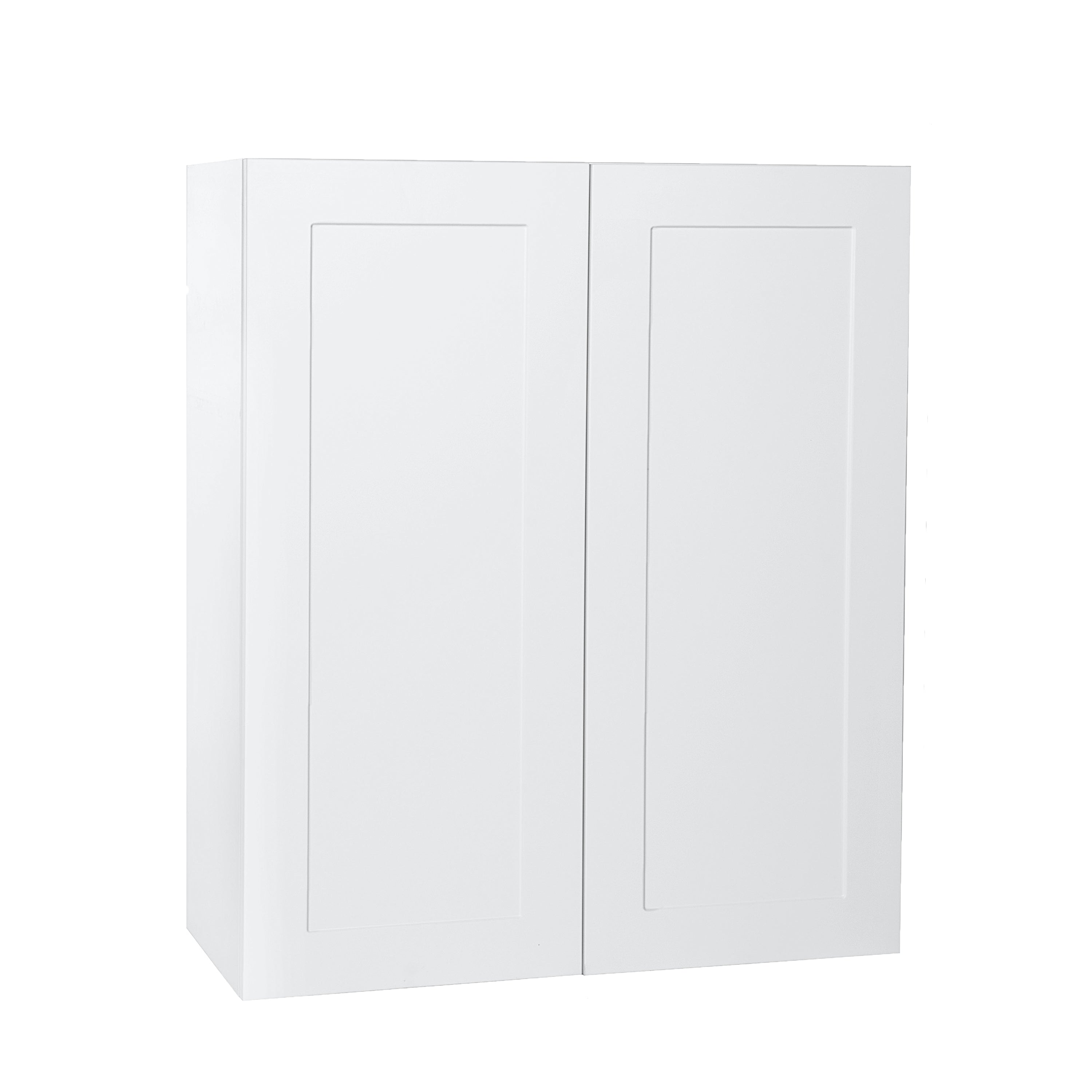Quick Assemble Modern Style with Soft Close, 27 in White Shaker Wall Kitchen Cabinet (27 in W x 12 D x 30 in H)