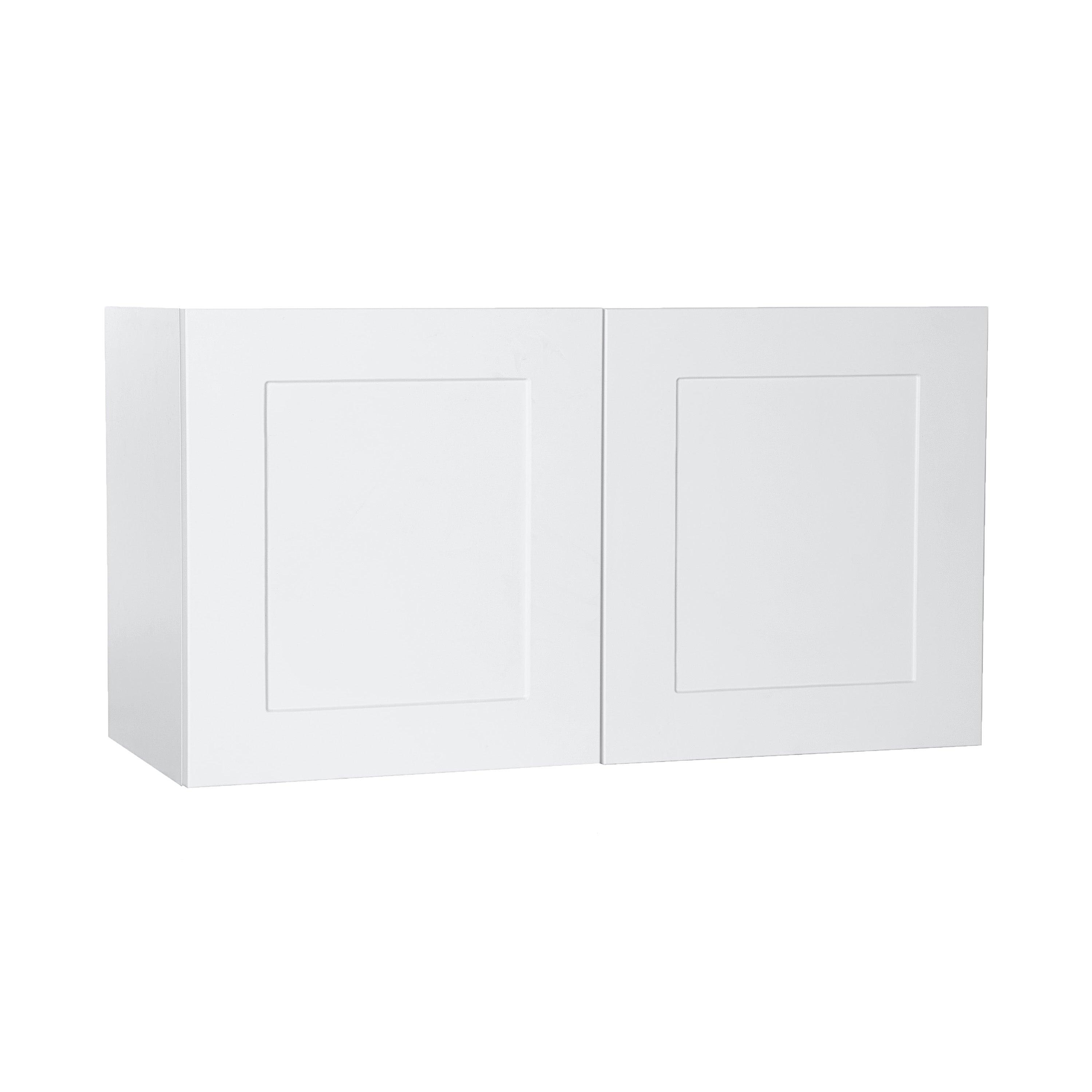 Quick Assemble Modern Style with Soft Close, White Shaker Wall Bridge Kitchen Cabinet (30 in W x 12 in H x 12 in D) -  Pro-Edge HD