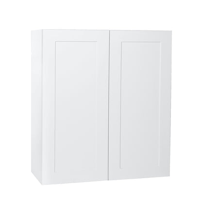 Quick Assemble Modern Style with Soft Close, White Shaker Wall Kitchen Cabinet, 2 Door (30 in W x 12 D x 30 in H) -  Pro-Edge HD