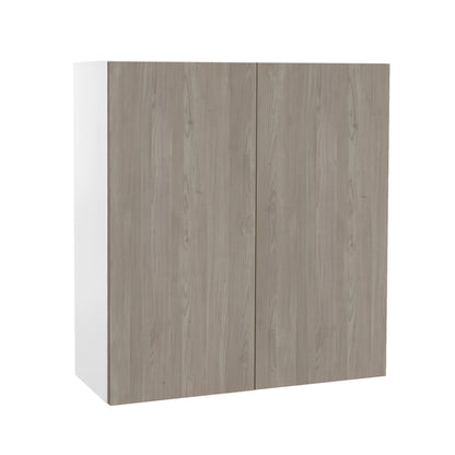 Quick Assemble Modern Style with Soft Close 33 in x 30 in Wall Kitchen Cabinet, 2 Door (33 in W x 12 D x 30 in H)
