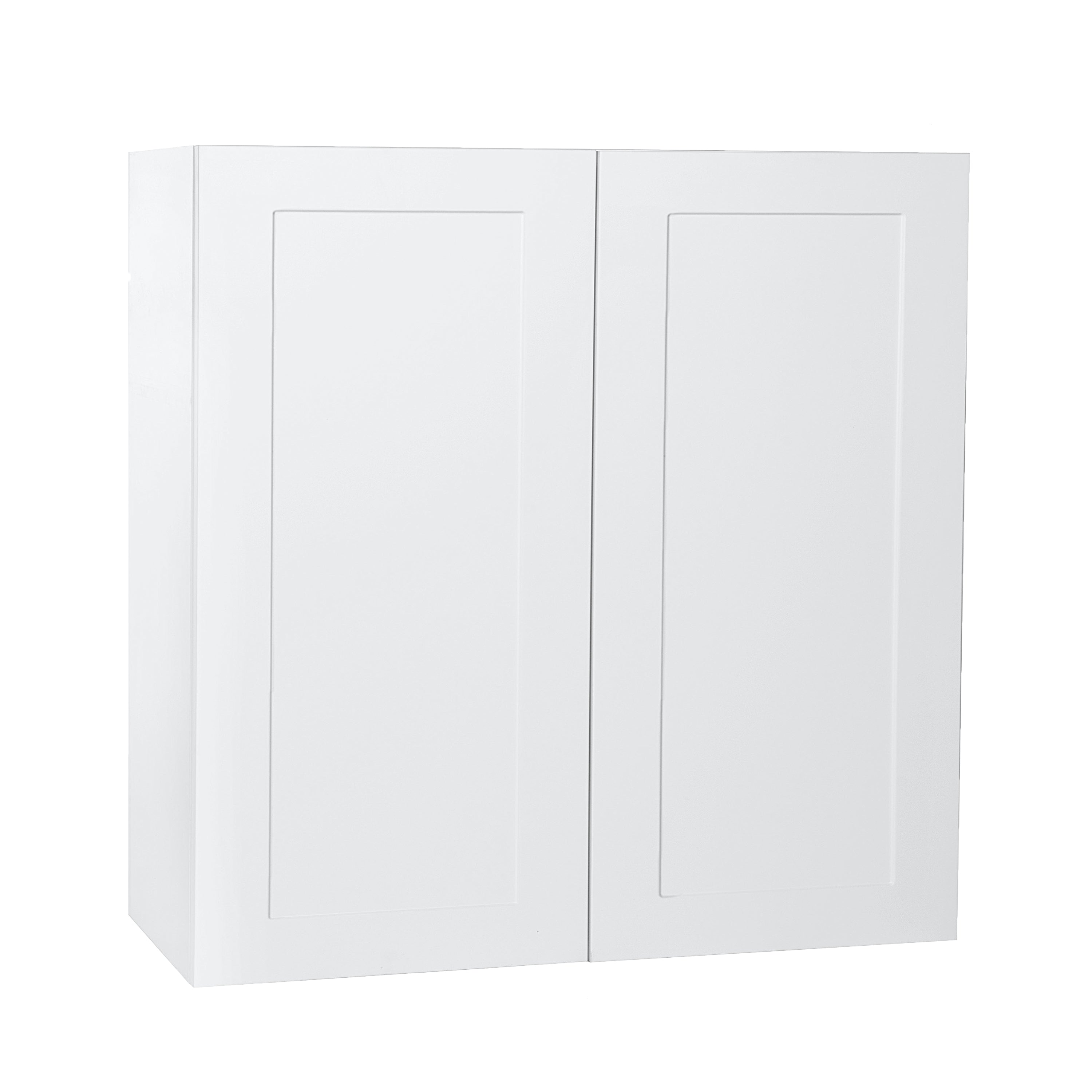 Quick Assemble Modern Style with Soft Close, White Shaker Wall Kitchen Cabinet, 2 Door (33 in W x 12 D x 36 in H) -  Pro-Edge HD