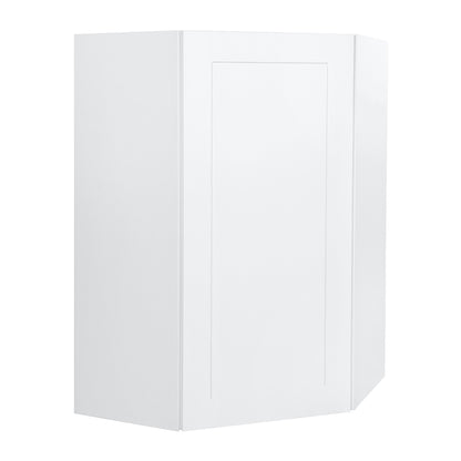 Quick Assemble Modern Style with Soft Close, White Shaker Wall Corner Kitchen Cabinet (24 in W x 12 in D x 36 in H) -  Pro-Edge HD