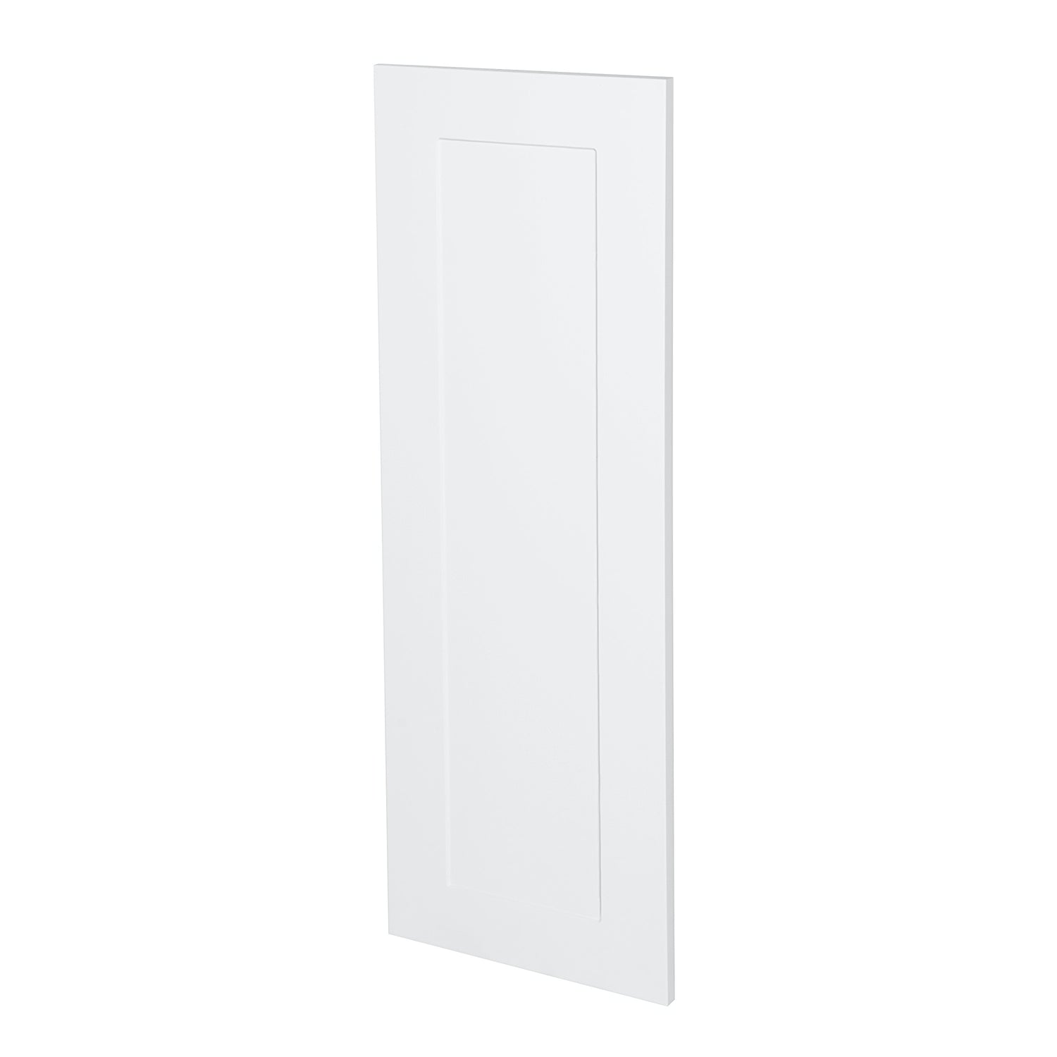 White Shaker Style Kitchen Cabinet End Panel (12 in W x 0.75 in D x 30 in H) -  Pro-Edge HD