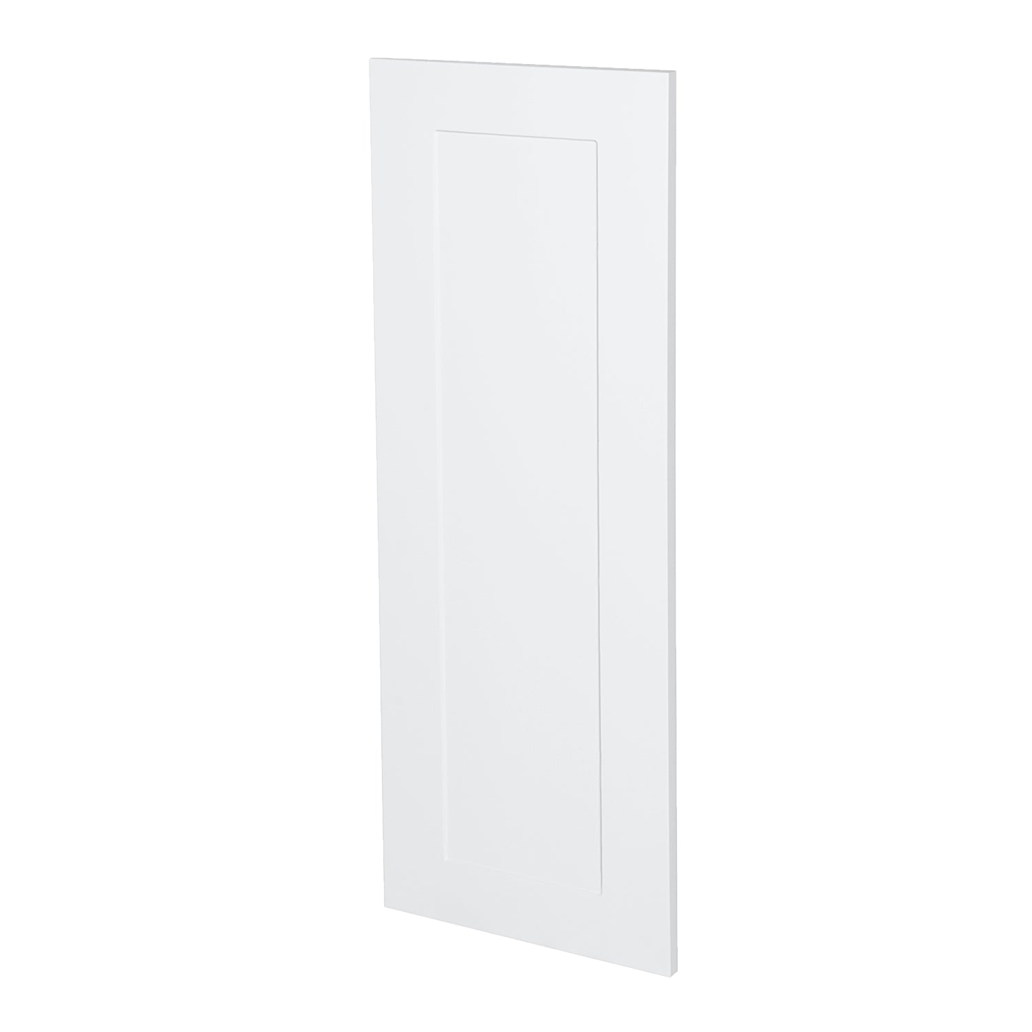 White Shaker Style Kitchen Cabinet End Panel (12 in W x 0.75 in D x 36 in H) -  Pro-Edge HD