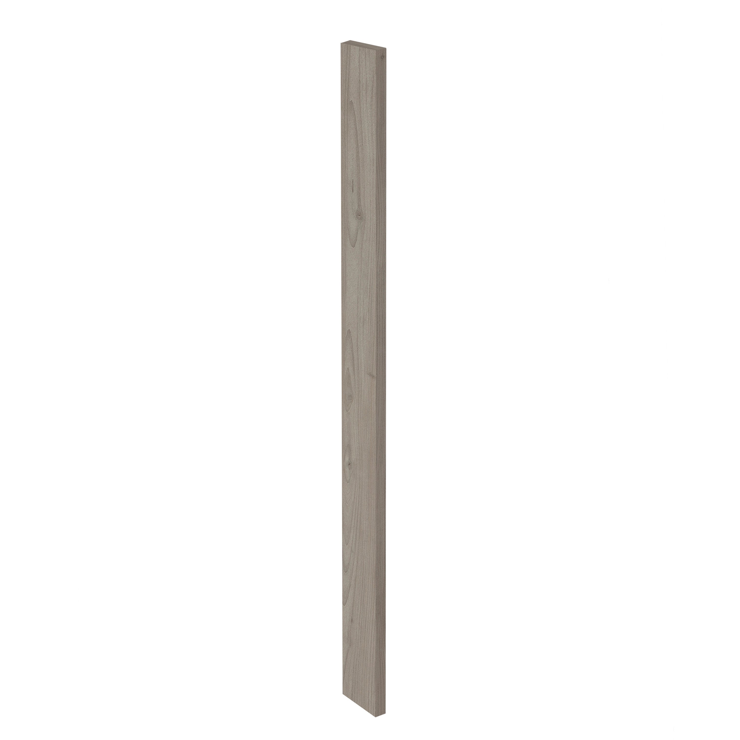 Grey Nordic Slab Style Kitchen Cabinet Filler (3 in W x 0.75 in D x 42 in H) -  Pro-Edge HD