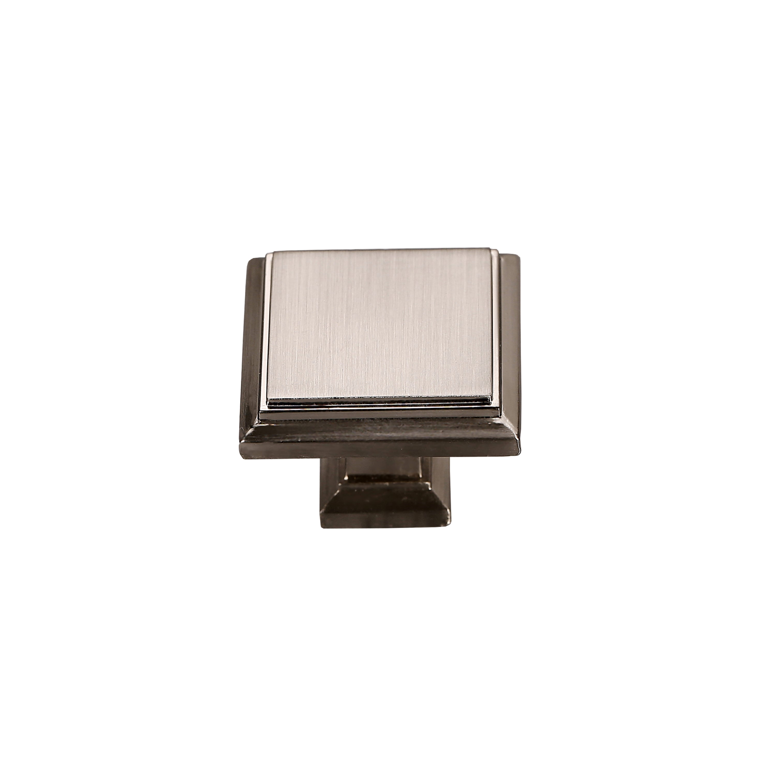 Accent Elegance: 1-1/4 in. Square Modern Cabinet Knob (Decade-Pack) -  Pro-Edge HD