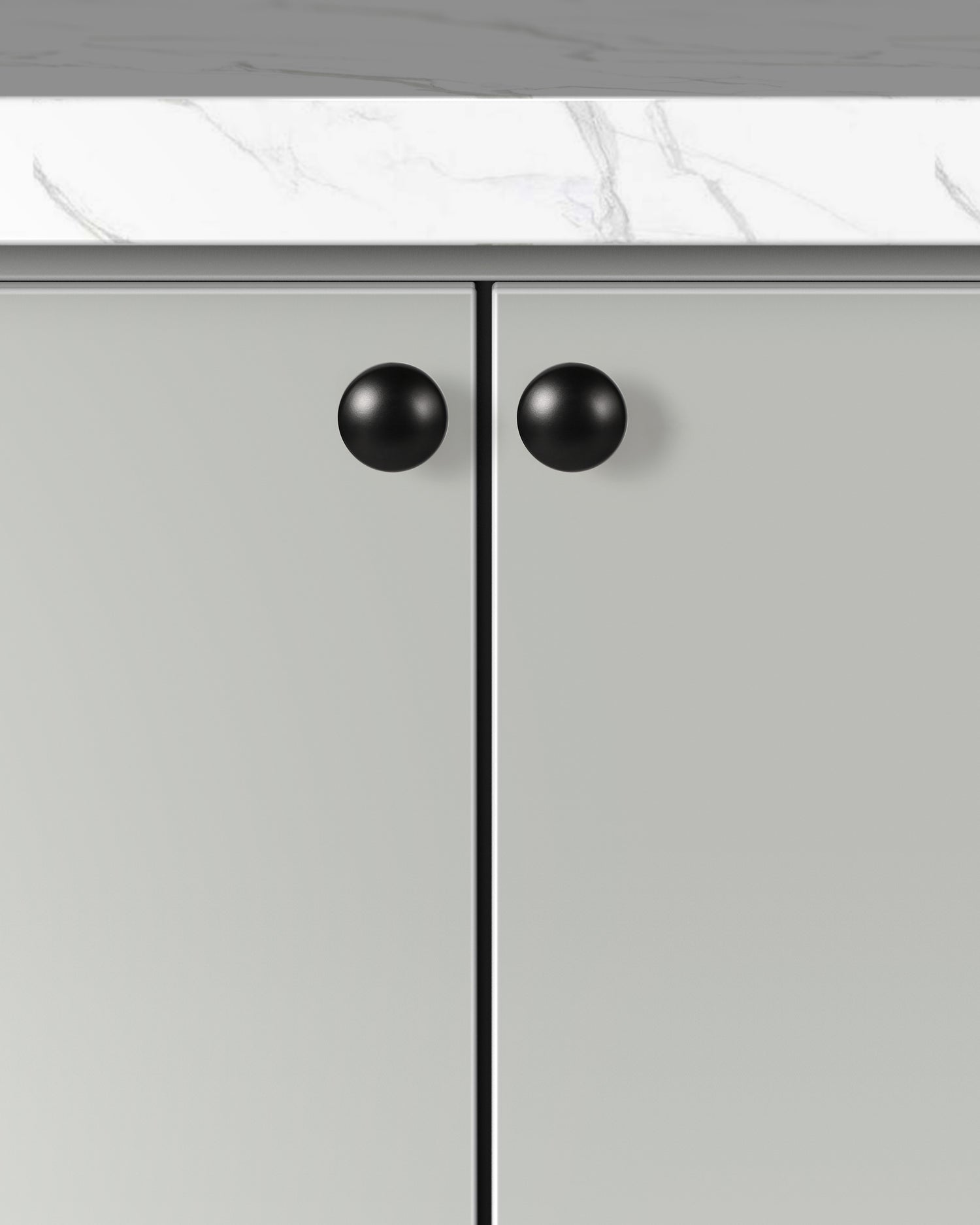 Alpha Series 1 in. Modern Round Cabinet Knob (20-Pack) -  Pro-Edge HD