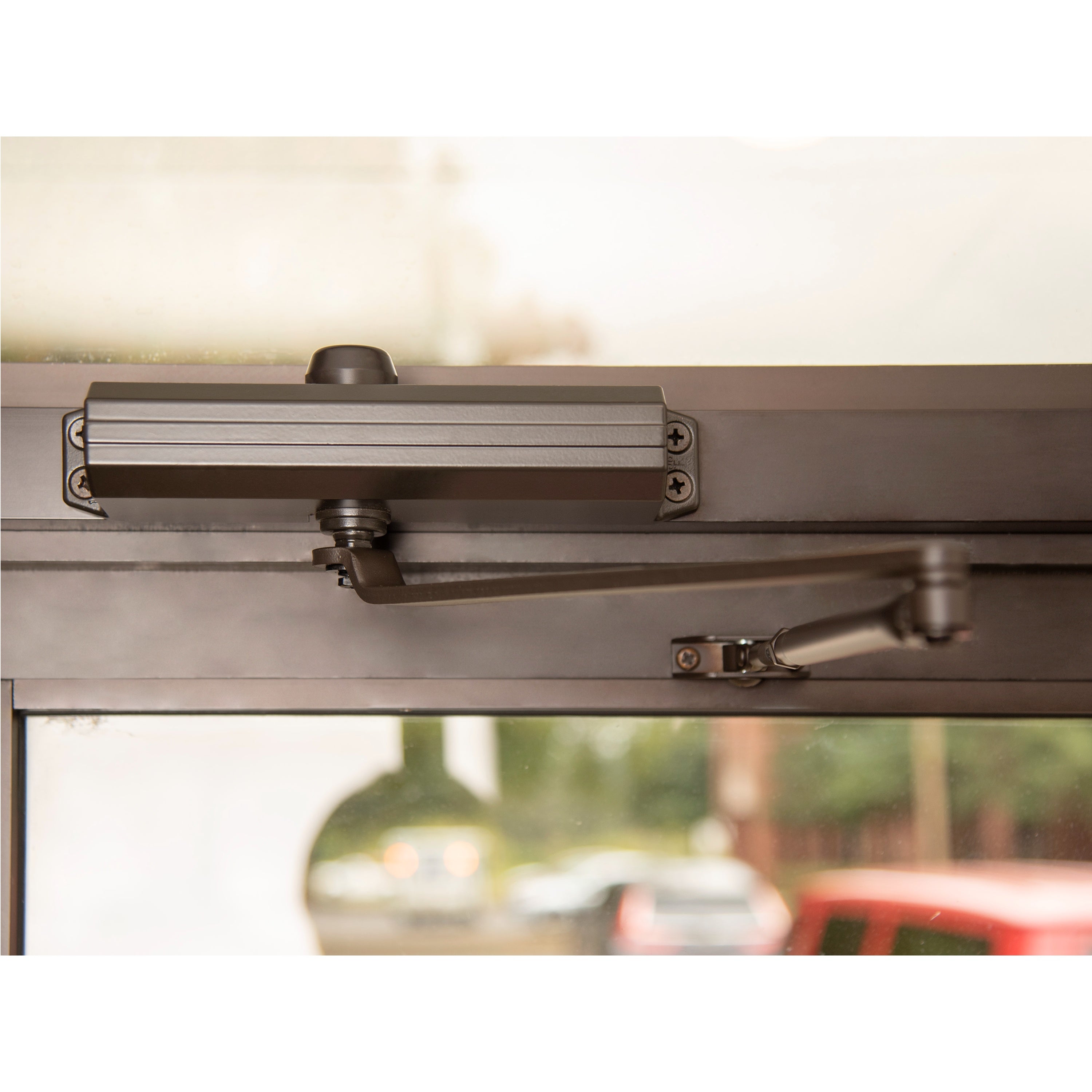 Commercial ADA Grade 1 Door Closer in Aluminum with Adjustable Spring Tension - Sizes 1-4 -  Pro-Edge HD