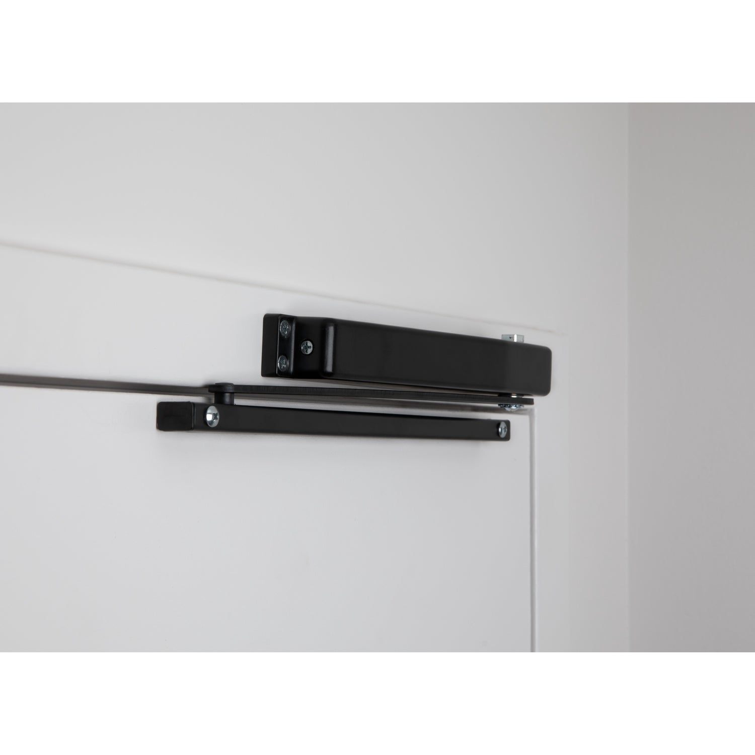 Residential Hold Open Mini Door Closer in White -  Pro-Edge HD