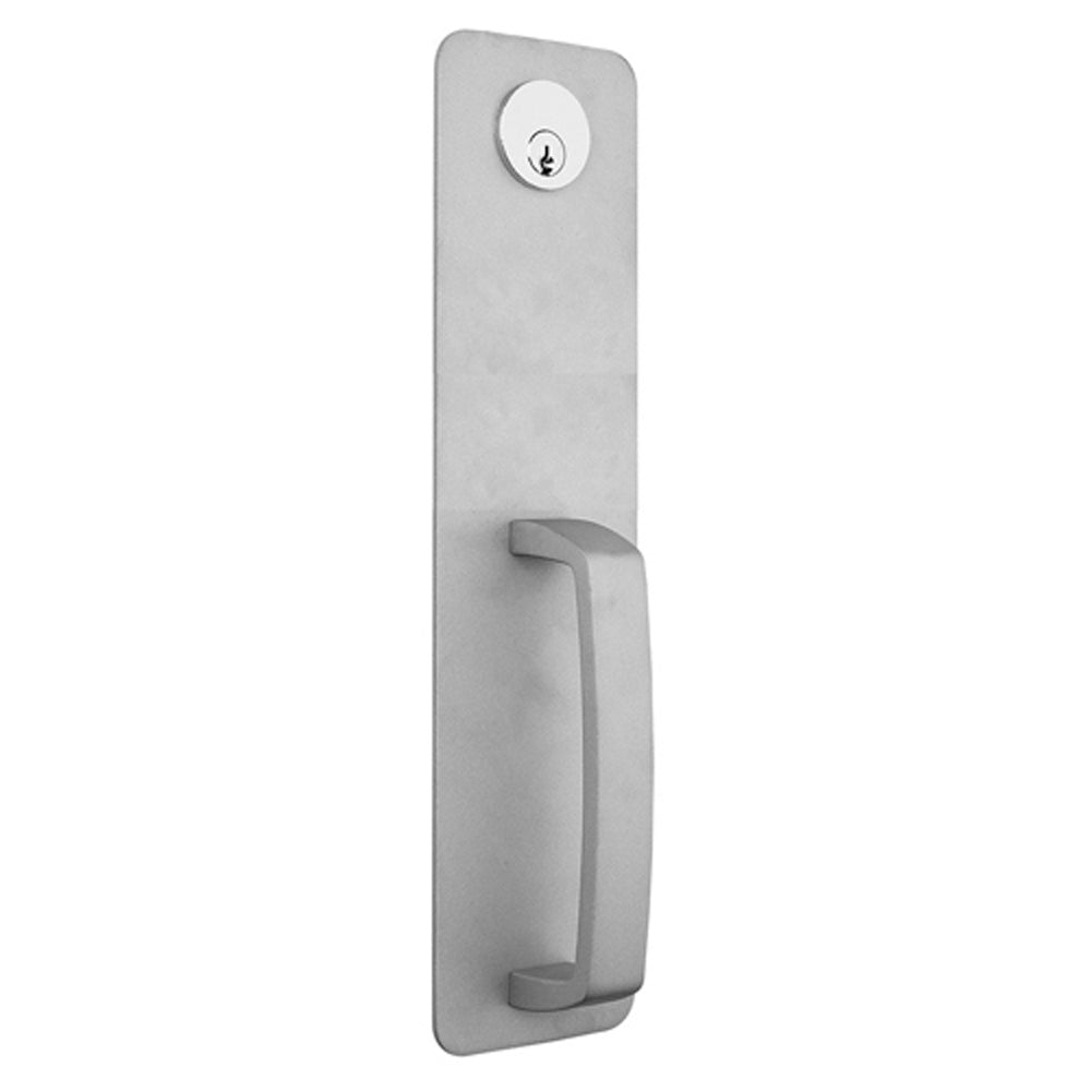 Aluminum Commercial Night Latch Handleset Trim for Exit Devices -  Pro-Edge HD