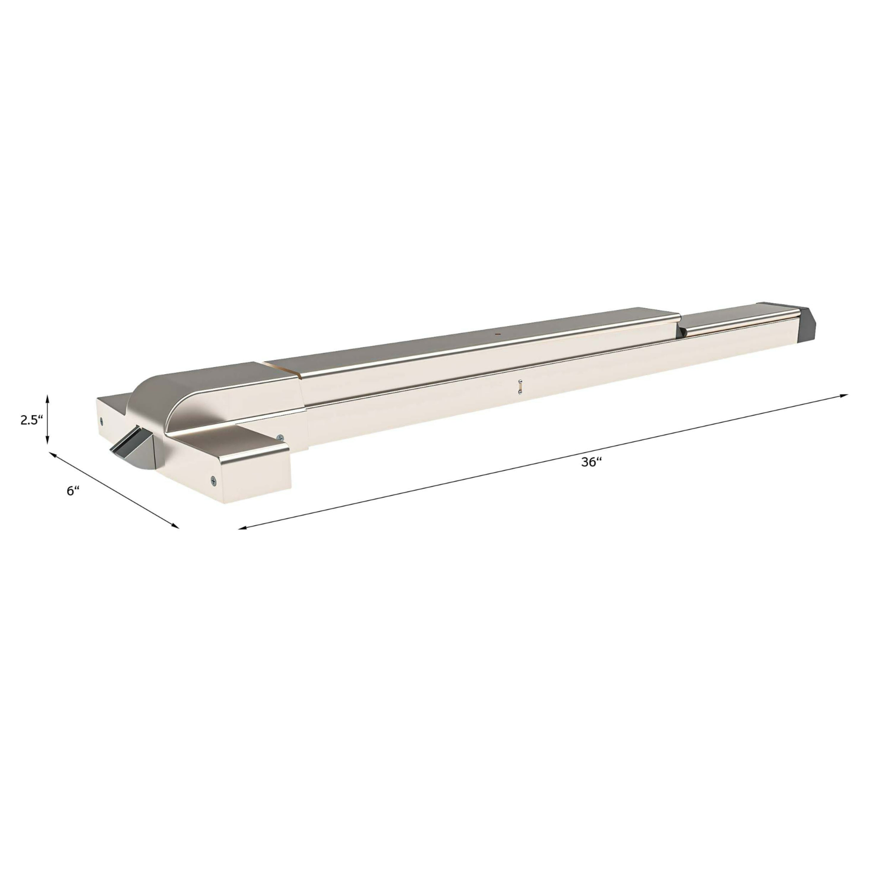 EDSV Series Grade 2 Commercial 36 in Fire Rated Surface Vertical Rod Touch Bar Exit Device -  Pro-Edge HD