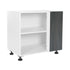 Quick Assemble Modern Style with Soft Close 42 in Blind Corner Base Kitchen Cabinet (42 in W x 24 in D x 34.50 in H) -  Pro-Edge HD