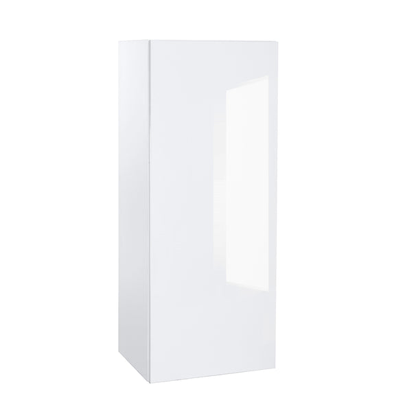 Quick Assemble Modern Style with Soft Close, 15 in White Gloss Wall Kitchen Cabinet (15 in W x 12 D x 42 in H)