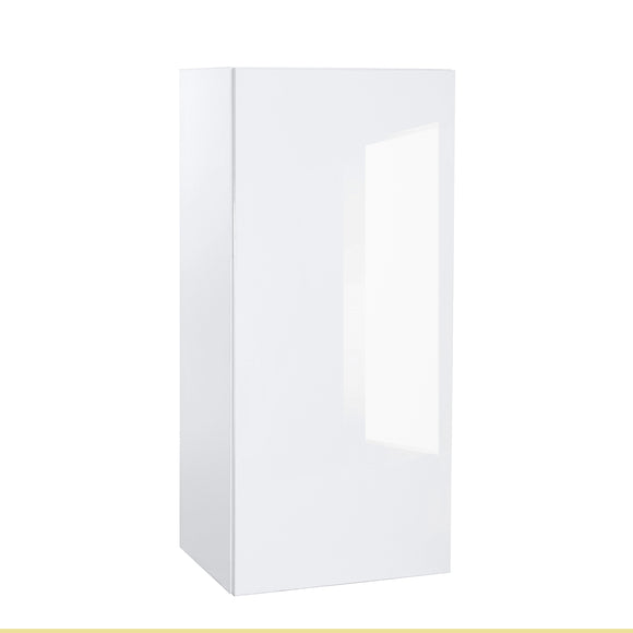 Quick Assemble Modern Style with Soft Close, 21 in White Gloss Wall Kitchen Cabinet (21 in W x 12 D x 30 in H)