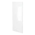 White Gloss Slab Style Wall Kitchen Cabinet End Panel (12 in W x 0.75 in D x 42 in H) -  Pro-Edge HD